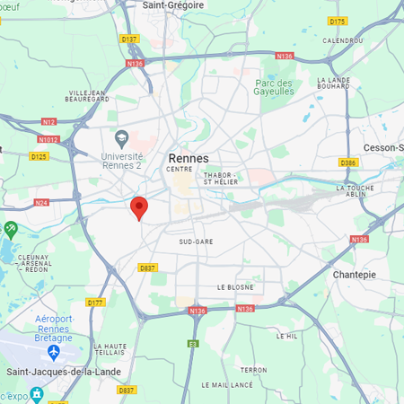 Map Rennes