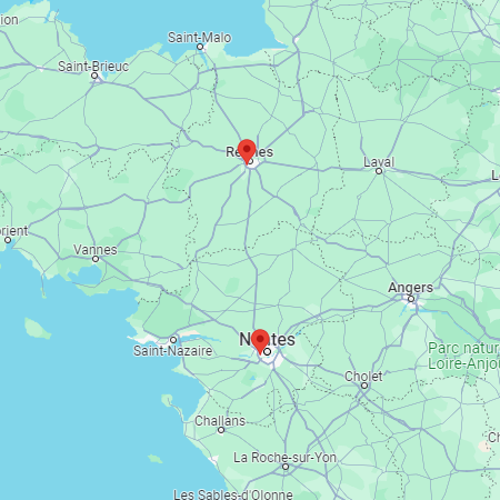 Map bretagne